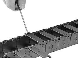 3 Ft. Long, Igumid G, Fixed Open Cable and Hose Carrier