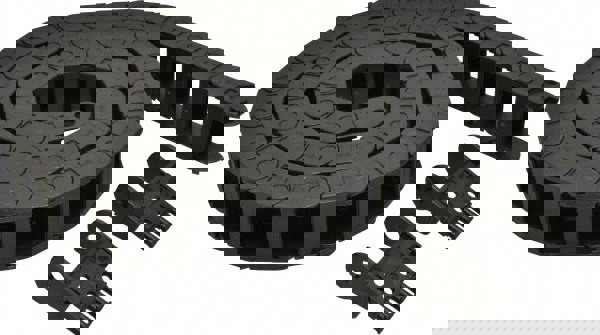 6 Ft. Long, Igumid G, Fixed Open Cable and Hose Carrier