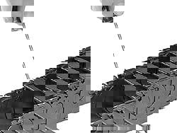 6 Ft. Long, Igumid G, Fixed Open Cable and Hose Carrier