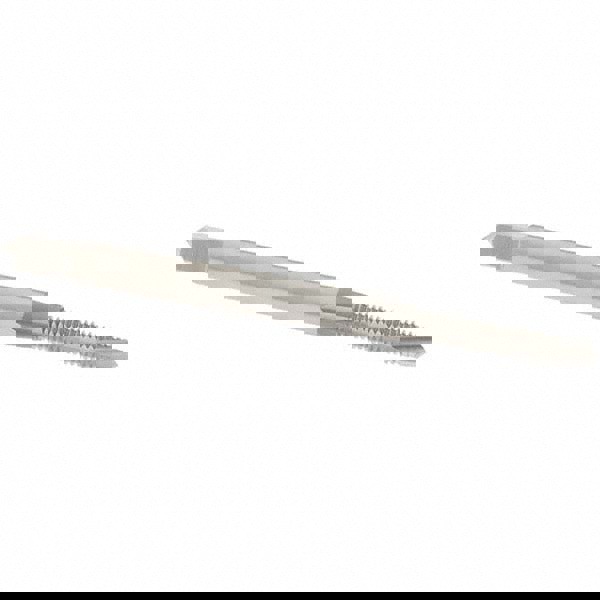 Spiral Point Tap: #3-48 UNC, 2 Flutes, Plug Chamfer, HSS, Bright/Uncoated Coated