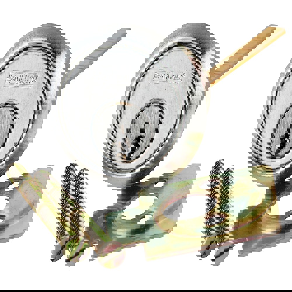 Cylinders; Type: Rim ; Keying: C123 Keyway ; Number of Pins: 6 ; Finish/Coating: Satin Chrome