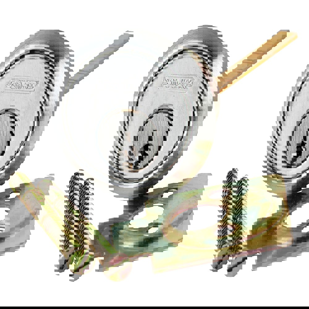 Cylinders; Type: Rim ; Keying: CE Keyway ; Number of Pins: 6 ; Finish/Coating: Satin Chrome