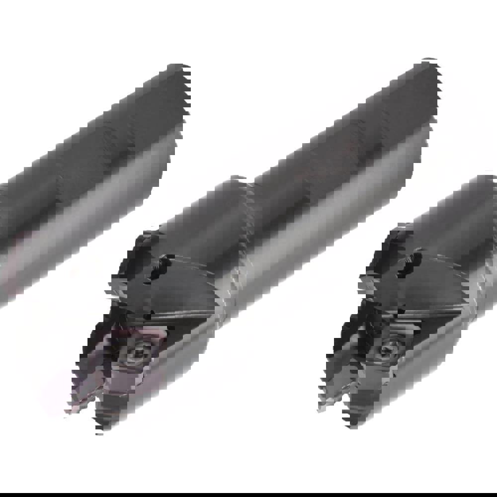 Indexable Chamfer & Angle End Mills; Cutting Diameter (mm): 25 ; Minimum Cutting Diameter (mm): 25.00 ; Maximum Cutting Diameter (mm): 38.70 ; Lead Angle: 45 ; Maximum Depth of Cut (mm): 6.35 ; Compatible Insert Size Code: SN..1205