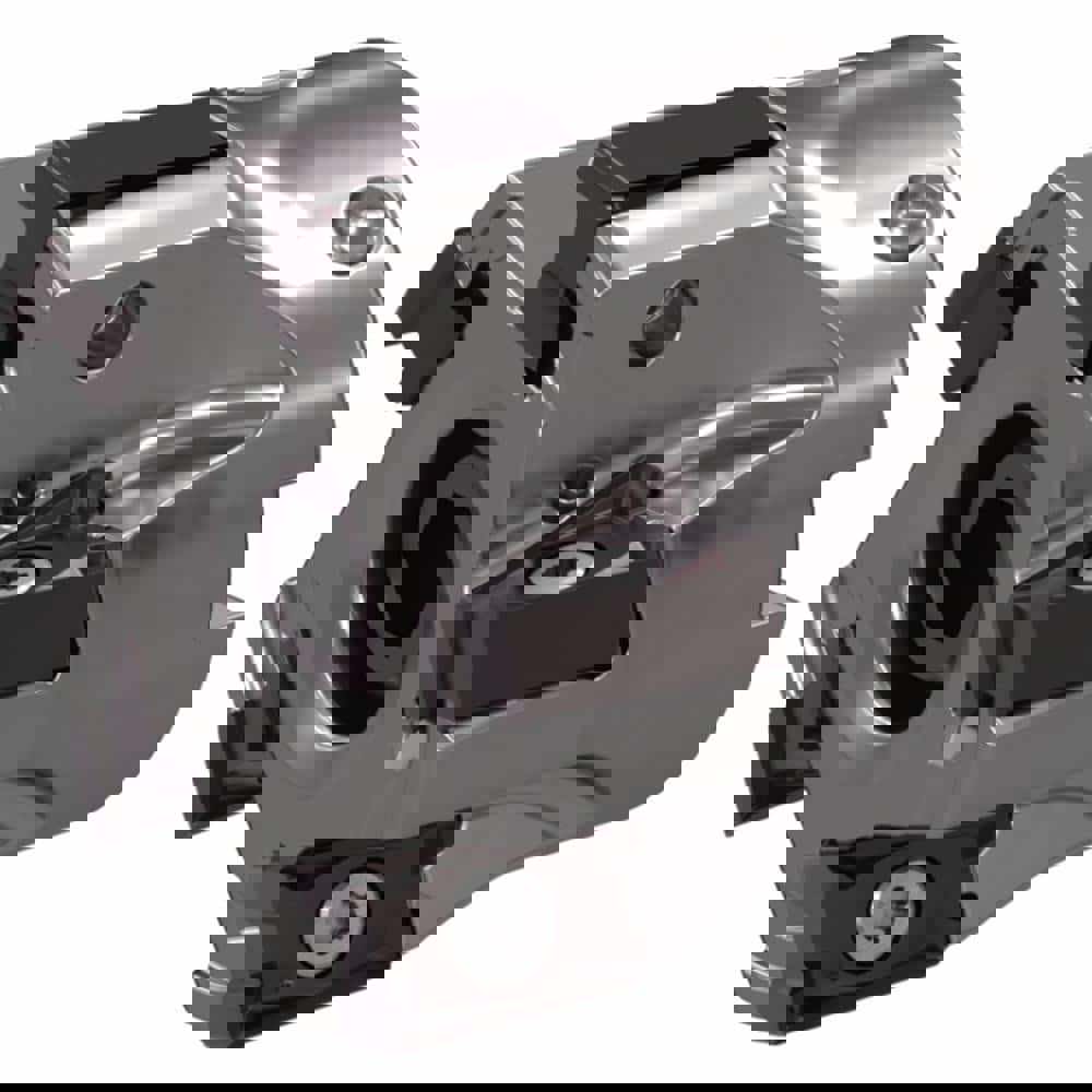 Indexable Square-Shoulder Face Mills; Minimum Cutting Diameter (Decimal Inch): 2.5000 ; Maximum Cutting Diameter (Decimal Inch): 2.5000 ; Maximum Depth of Cut (Decimal Inch): 0.5910 ; Arbor Hole Diameter (Decimal Inch): 0.7500