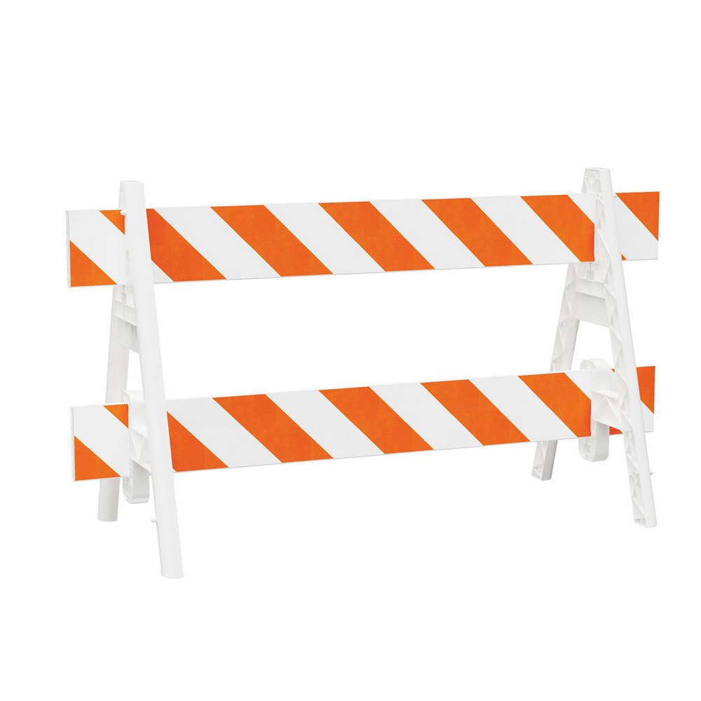 Traffic Barricades; Barricade Height (Inch): 40 ; Barricade Width (Inch): 29 ; Reflective: Yes ; Compliance: None