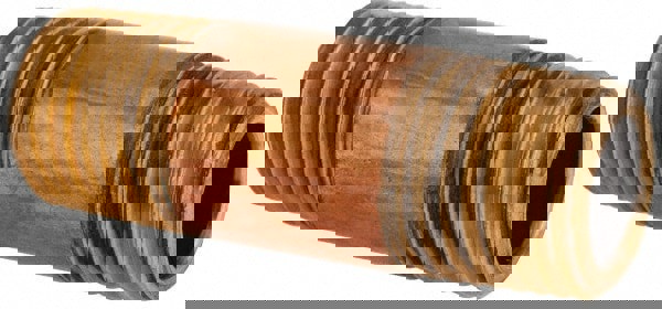 Brass Pipe Nipple: Threaded on Both Ends, 1-1/2