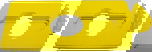 Trash Can & Recycling Container Lid: Rectangle, For 23 gal Recycle Container