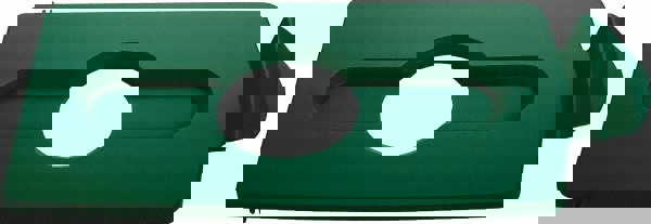 Trash Can & Recycling Container Lid: Rectangle, For 23 gal Recycle Container