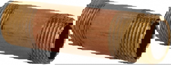 Brass Pipe Nipple: Threaded on Both Ends, 3