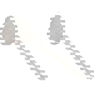 12 in. Toilet Bowl Mop in White