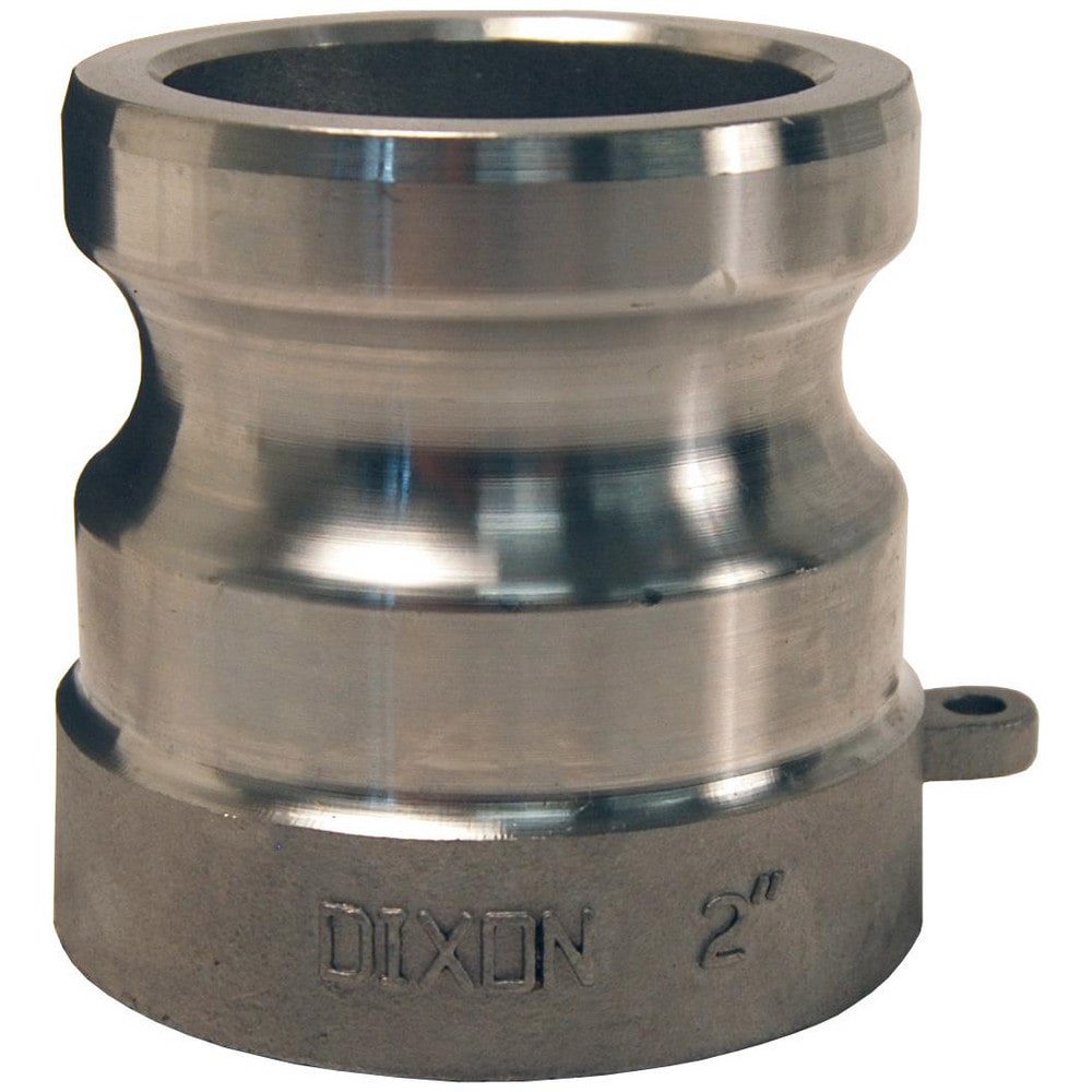 Suction & Discharge Hose Couplings; Type: Socket Weld ; Coupling Type: Cam & Groove ; Coupling Descriptor: Adapter Socket Weld to Sch. 40 Pipe ; Material: Stainless Steel ; Coupler Size (Fractional Inch): 2 ; Thread Size: Non-Threaded