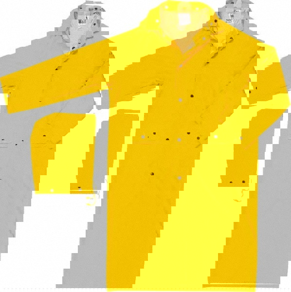 Rain Coat: Size 3X-Large, Yellow, Polyester