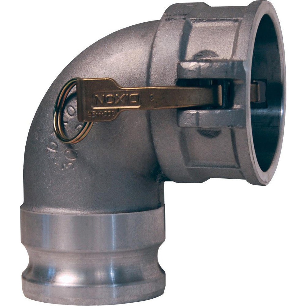 Suction & Discharge Hose Couplings; Type: Type DA Elbow ; Coupling Type: Cam & Groove ; Coupling Descriptor: Adapter x 900 Coupler ; Material: Aluminum ; Coupler Size (Fractional Inch): 2 ; Thread Size: Non-Threaded