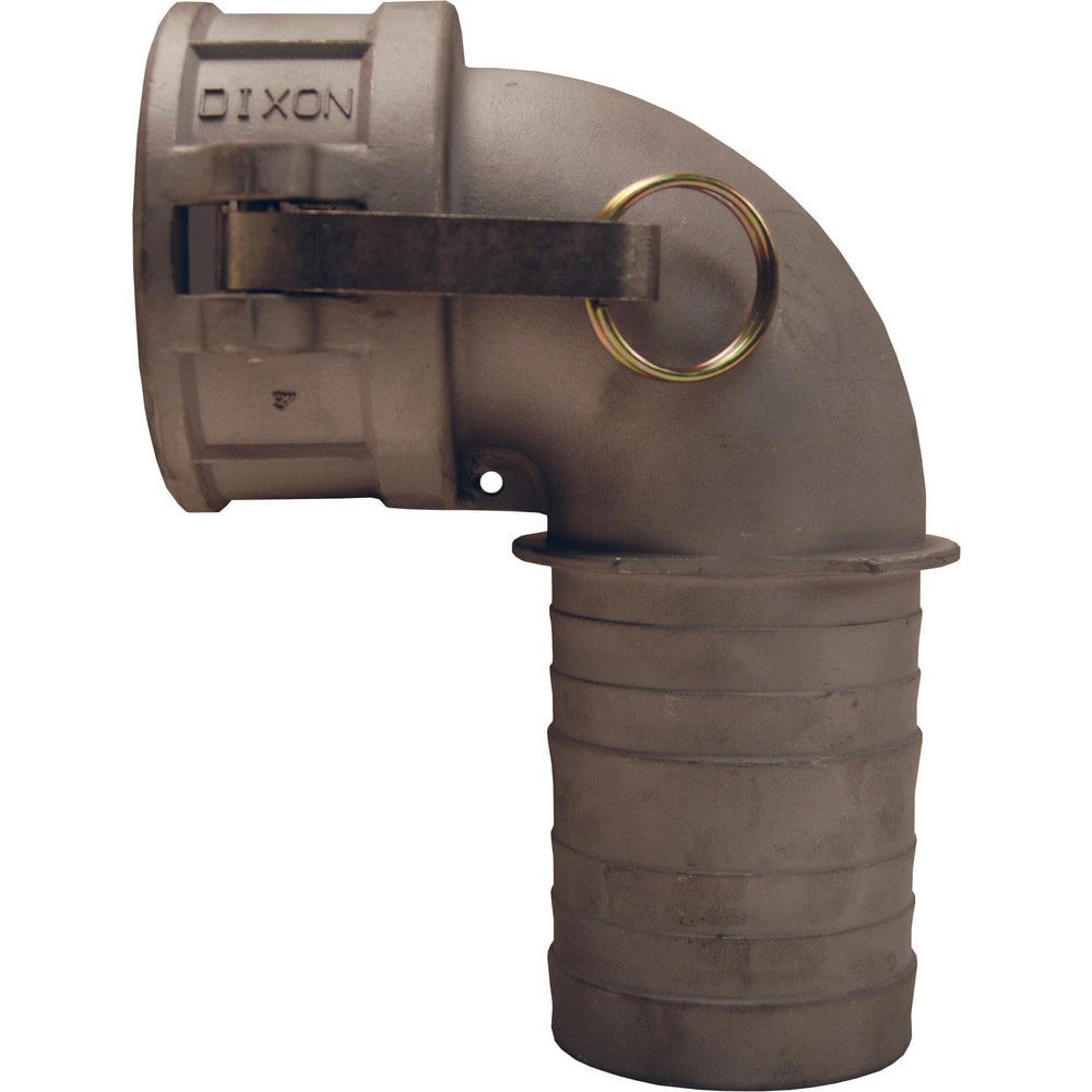 Suction & Discharge Hose Couplings; Type: Type DA Elbow ; Coupling Type: Cam & Groove ; Coupling Descriptor: Adapter x 900 Coupler ; Material: Stainless Steel ; Coupler Size (Fractional Inch): 2 ; Thread Size: Non-Threaded