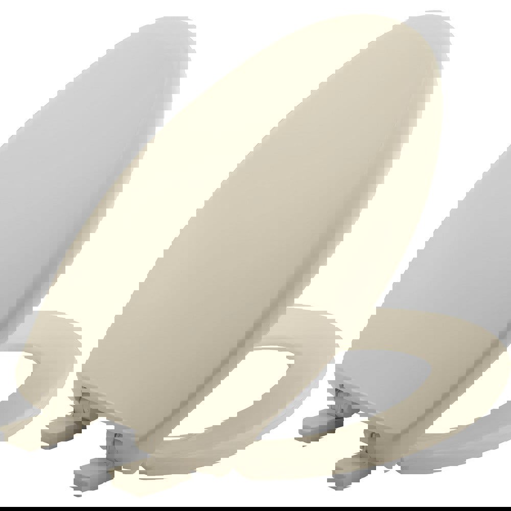 Toilet Seats; Type: Standard; Closed ; Style: Round ; Material: Plastic ; Color: Bone ; Outside Width: 14.375in (Inch); Inside Width: 8.3750in (Inch)