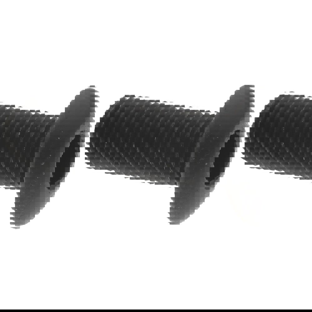 Button Socket Cap Screw: #3-48 x 3/8, Alloy Steel, Black Oxide Coated