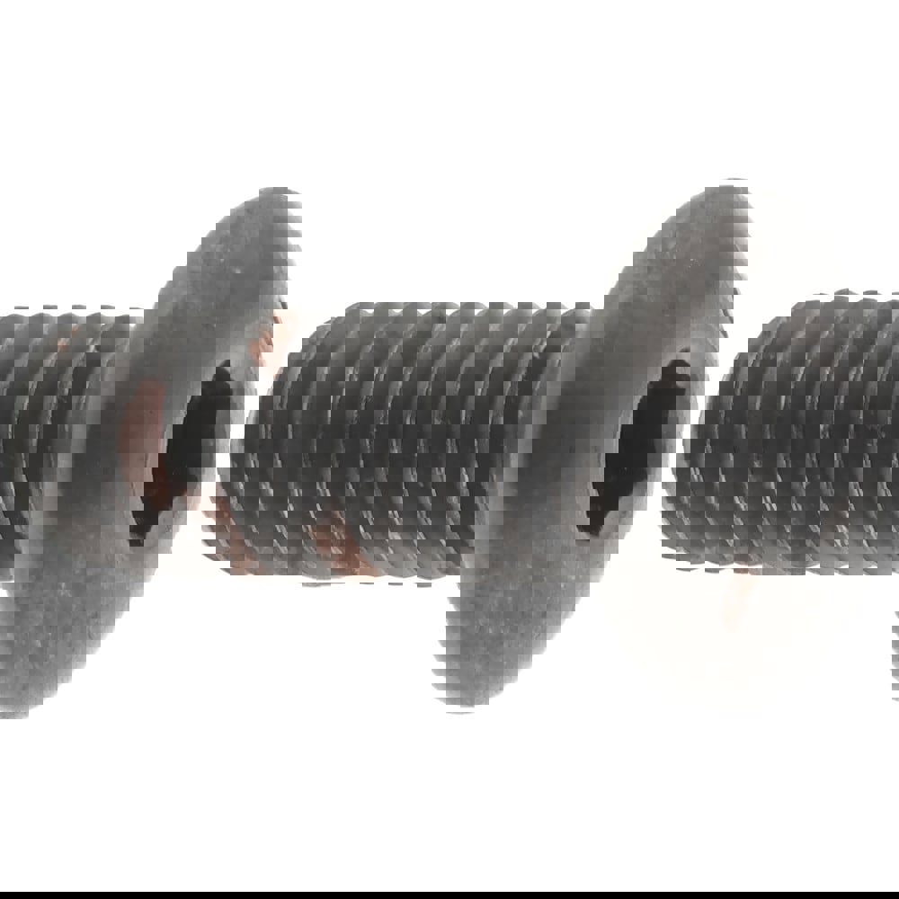 Button Socket Cap Screw: #6-32 x 3/8, Alloy Steel, Black Oxide Coated