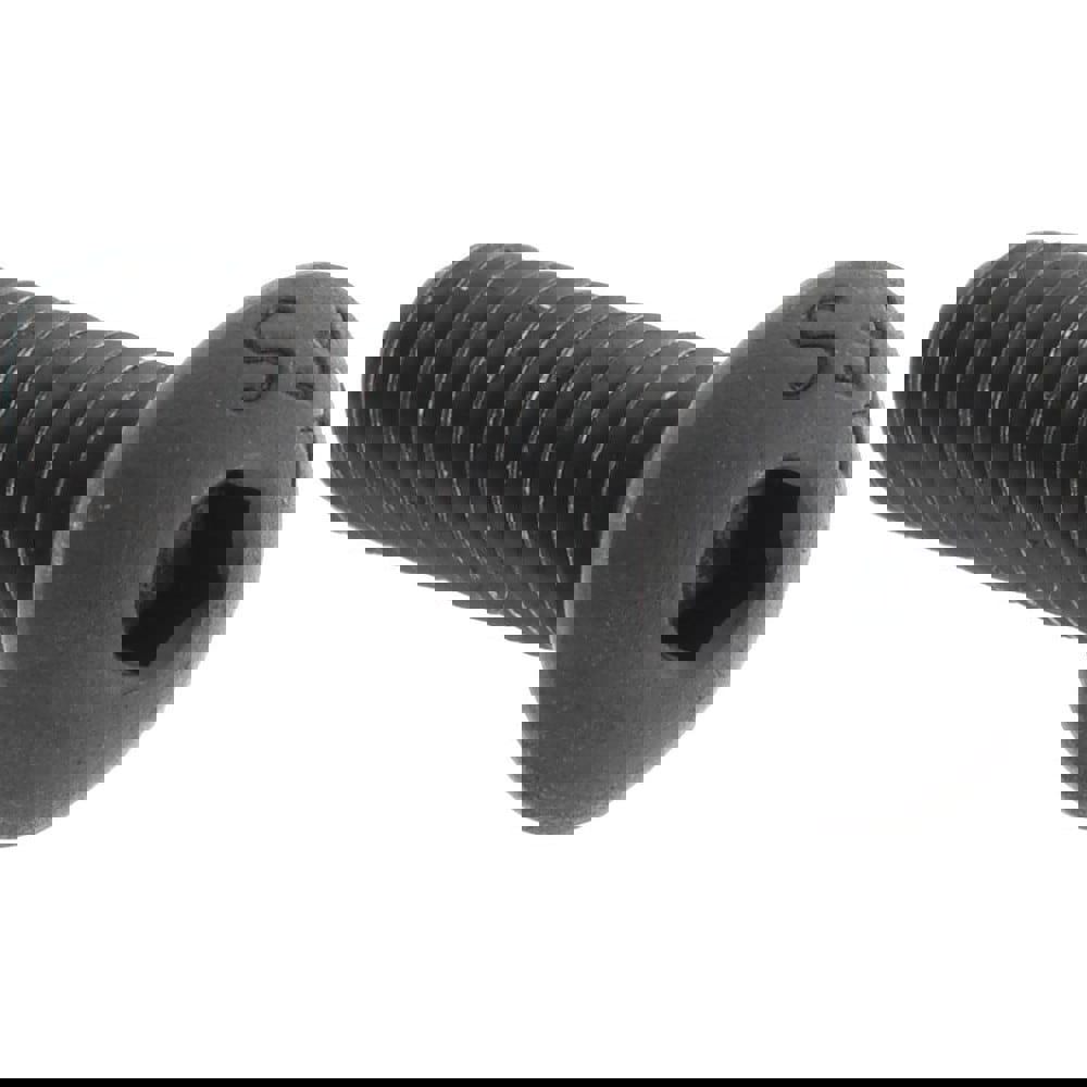 Button Socket Cap Screw: #6-32 x 1/2, Alloy Steel, Black Oxide Coated
