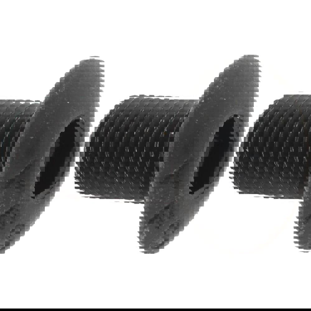 Button Socket Cap Screw: #10-24 x 1/2, Alloy Steel, Black Oxide Coated