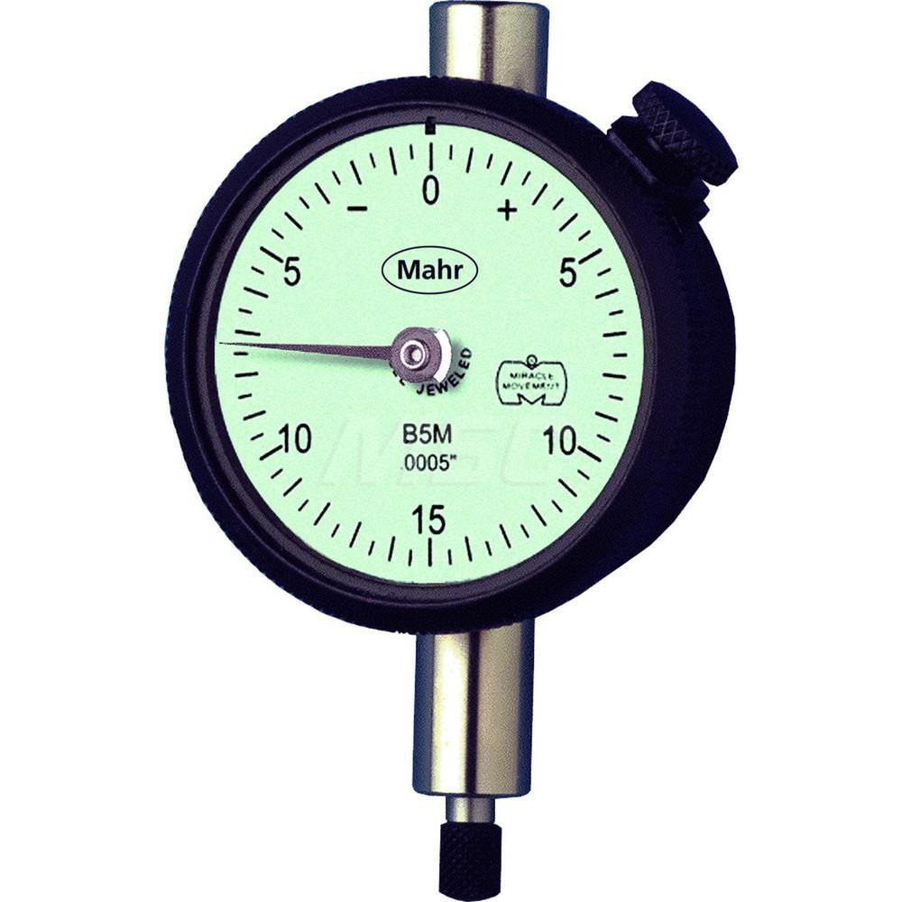 Dial Drop Indicators; Accuracy (Decimal Inch): +/-0.00025 ; Accuracy (mm): 1 0.00635 ; Back Type: Lug ; Maximum Measurement (mm): 1.27 ; Maximum Measurement (Decimal Inch): 0.0500 ; Dial Graduation (mm): 0.0064