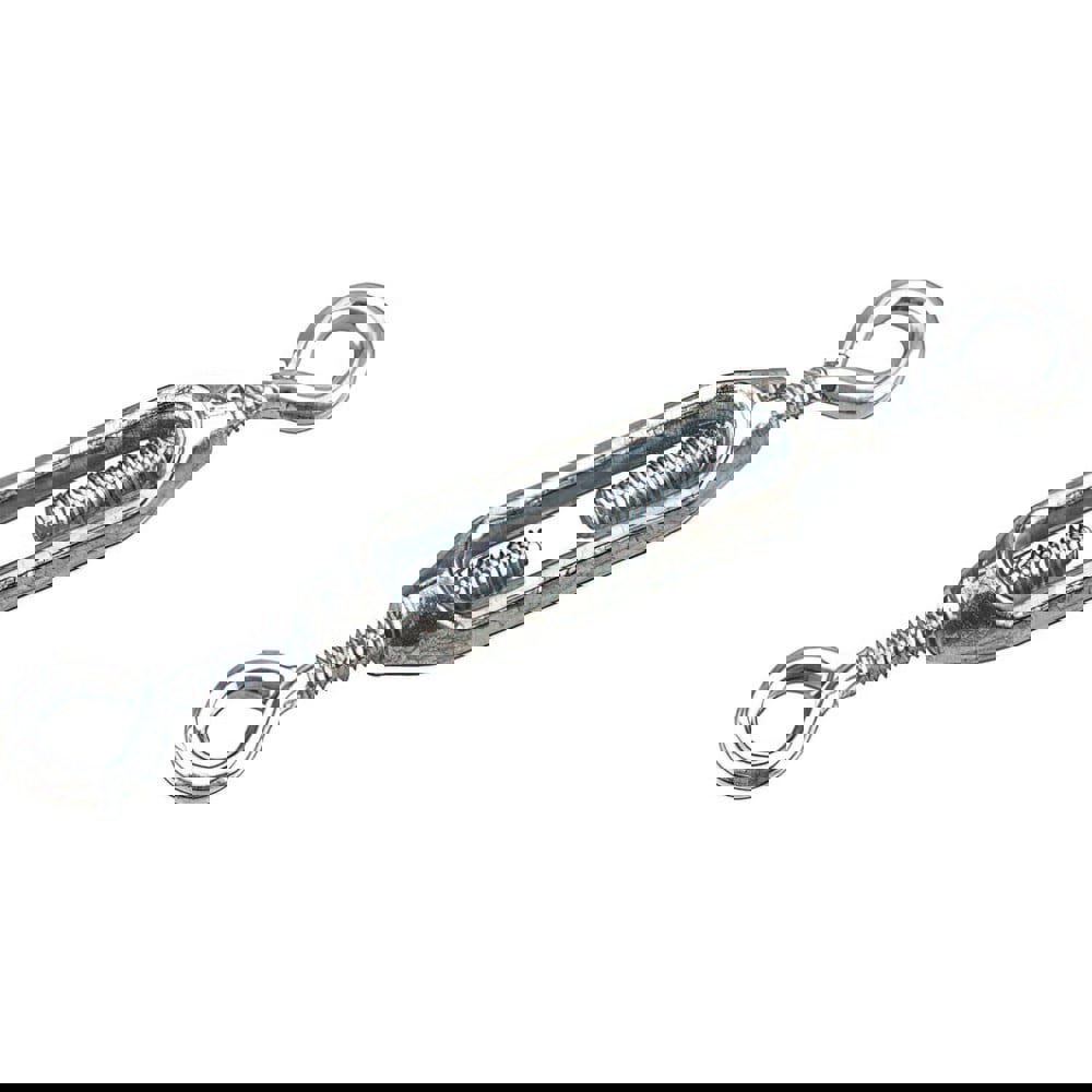 Turnbuckles; Turnbuckle Type: Eye & Eye ; Working Load Limit: 33 lb ; Thread Size: 5/32 in ; Turn-up: 4.75in ; Closed Length: 3.5in ; Material: Steel