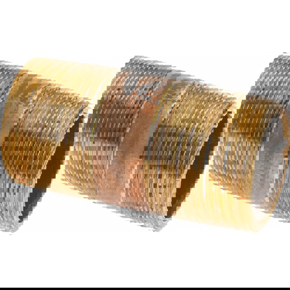 Brass Pipe Nipple: Threaded on Both Ends, 2