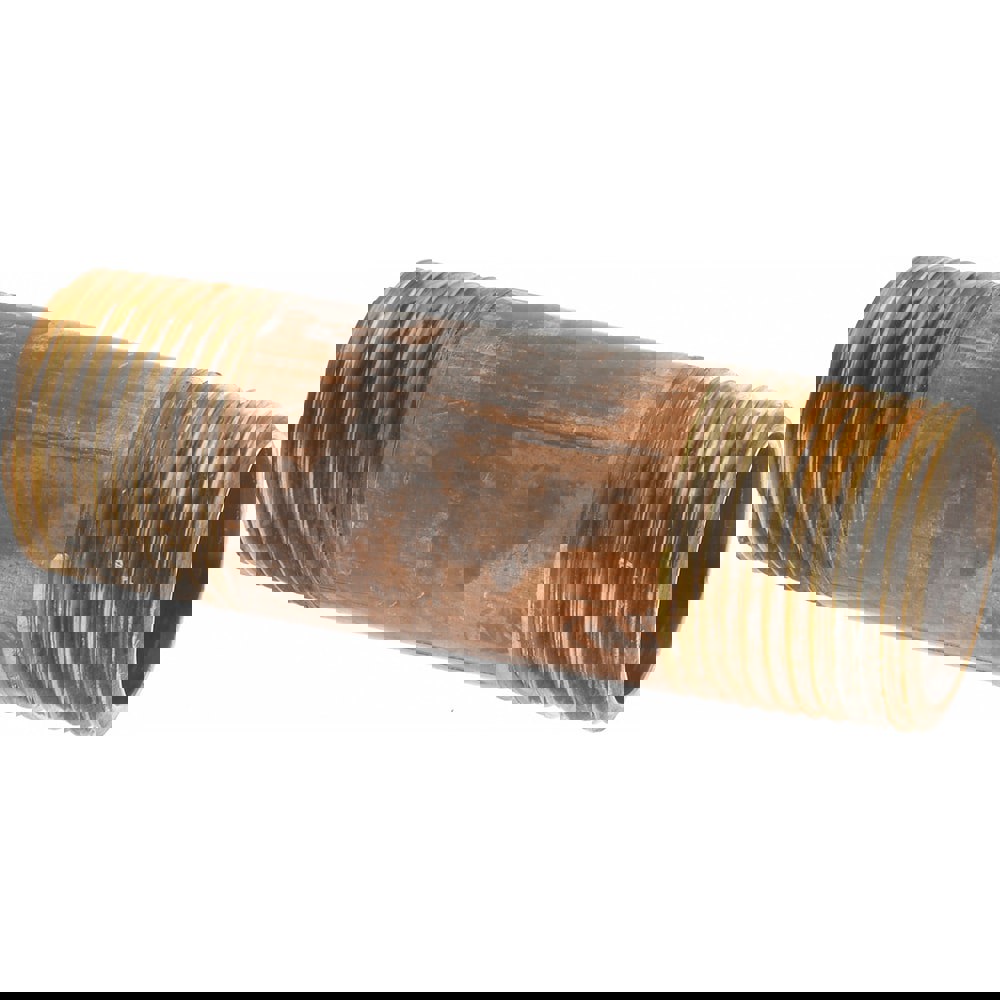 Brass Pipe Nipple: Threaded on Both Ends, 3