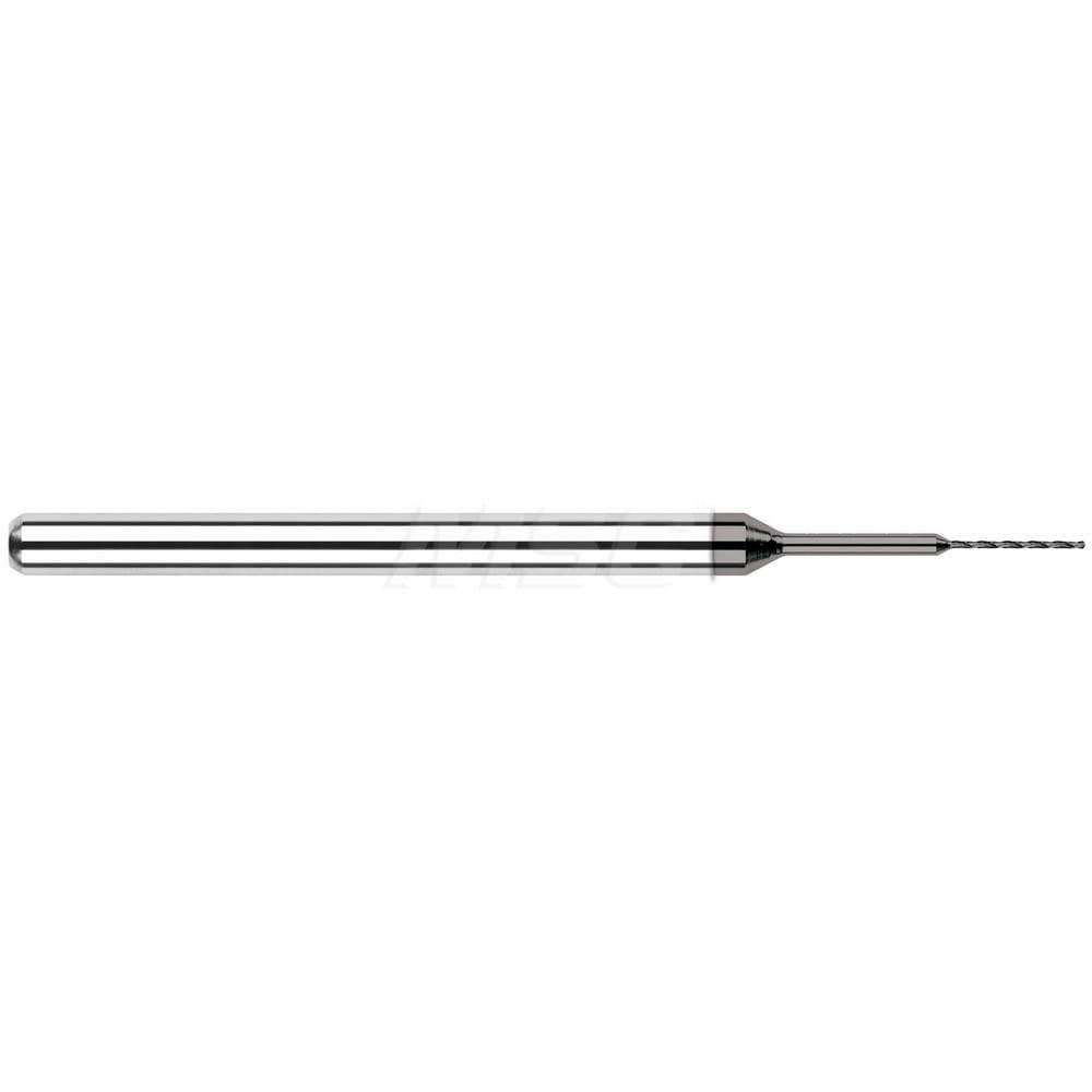 Micro Drill Bits; Drill Bit Size (Wire): #81 ; Drill Bit Size (Decimal Inch): 0.0130 ; Tool Material: Solid Carbide ; Flute Length (Decimal Inch): 0.2300 ; Coating/Finish: Amorphous Diamond ; Coolant Through: No