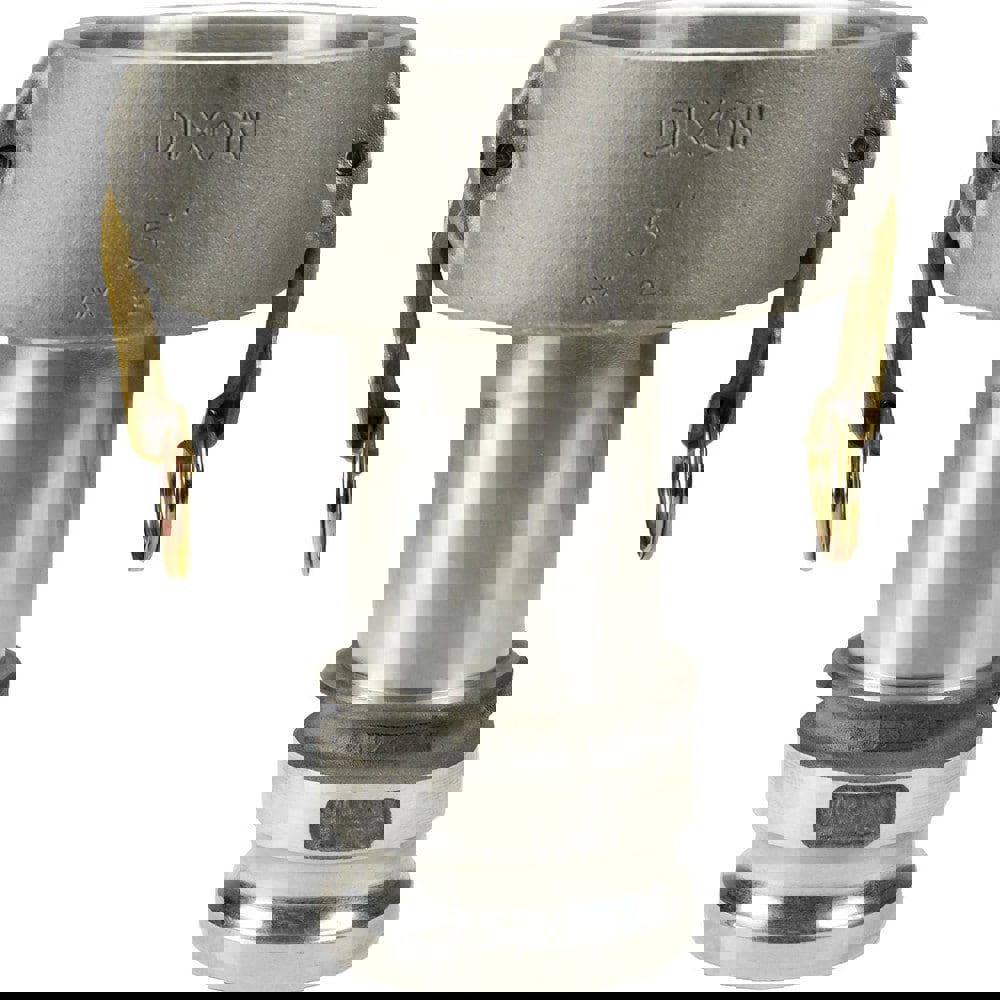 Suction & Discharge Hose Couplings; Type: 2 x 1-1/2 Type DA Jump Size Coupling ; Coupling Type: Cam & Groove ; Coupling Descriptor: Jump Size Coupler x Adapter ; Material: Aluminum ; Coupler Size (Fractional Inch): 2 ; Thread Size: Non-Threaded