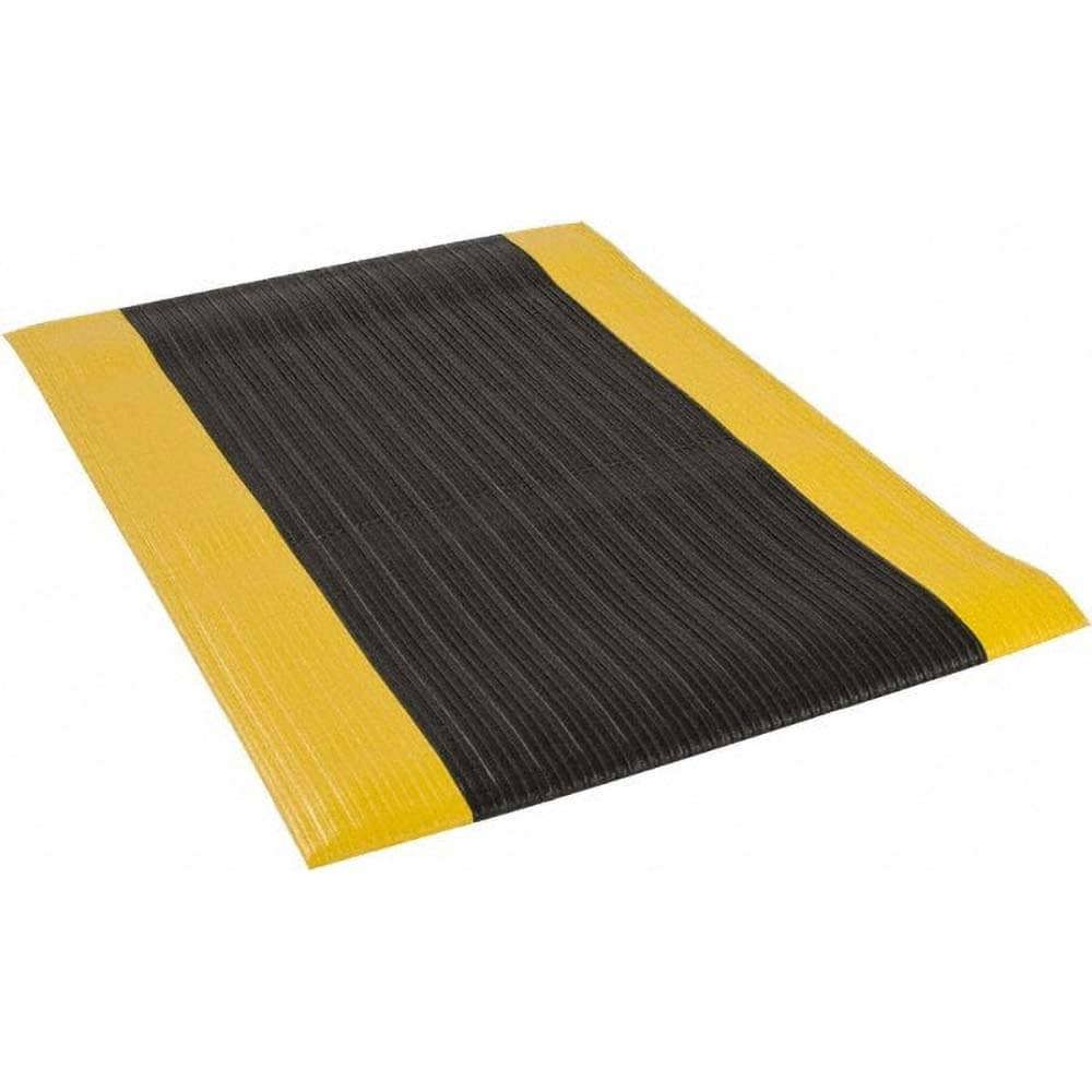Anti-Fatigue Mat: 10' Long, 2' Wide, 3/8 Thick, Vinyl, Beveled Edges, Light-Duty