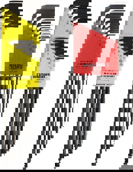 17 Piece L-Key Ball End Hex Key Set