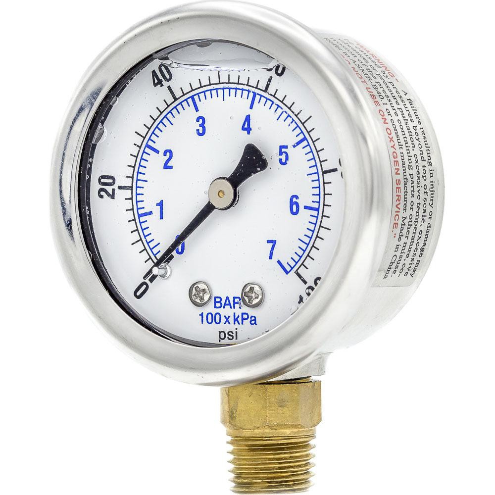 Pressure Gauges; Gauge Type: Industrial Pressure Gauges ; Scale Type: Dual ; Accuracy (%): 3-2-3% ; Dial Type: Analog ; Thread Type: 1/4