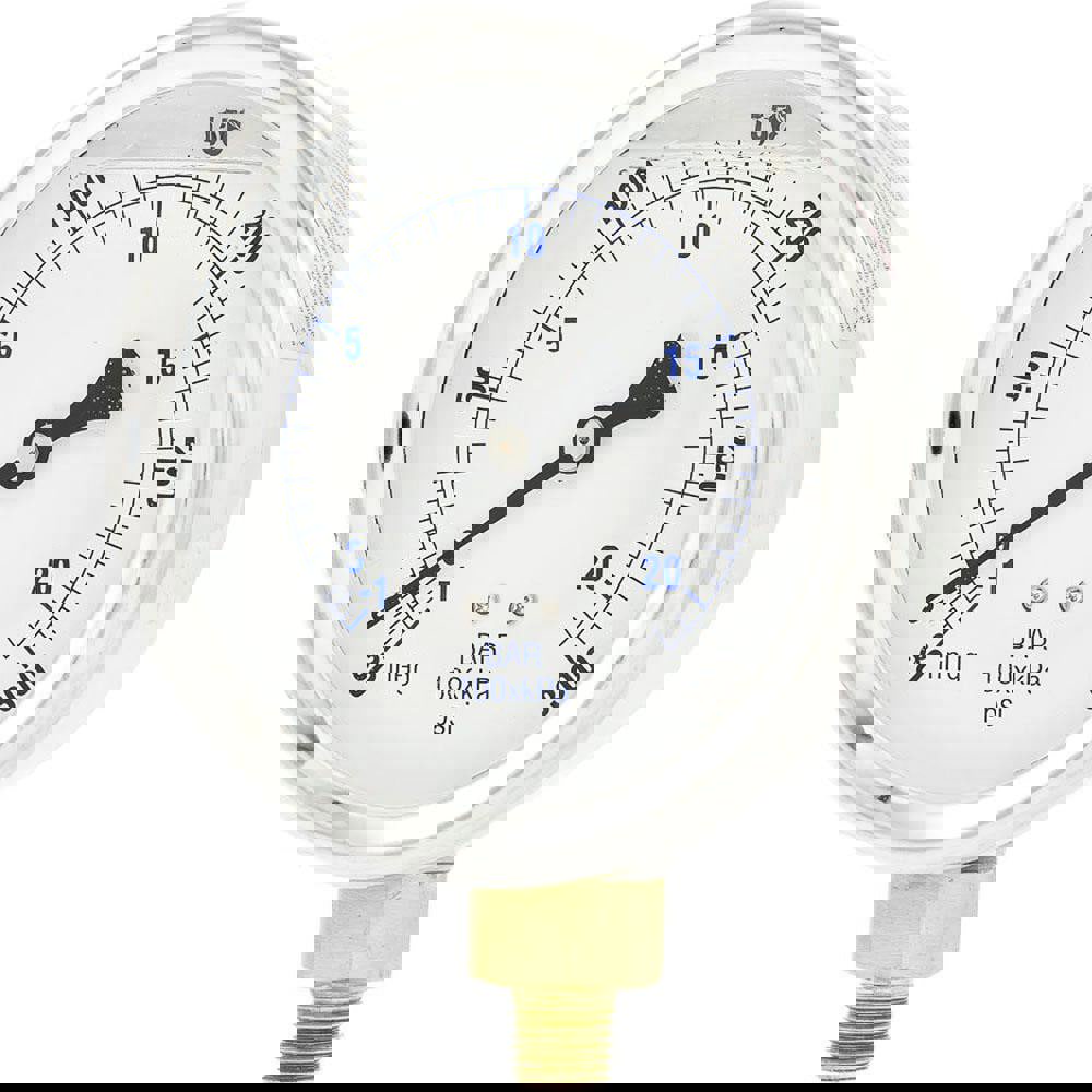 Pressure Gauges; Gauge Type: Industrial Pressure Gauges ; Scale Type: Dual ; Accuracy (%): 2-1-2% ; Dial Type: Analog ; Thread Type: 1/4