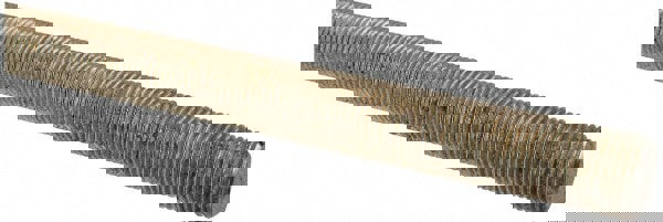 Threaded Rod: 9/16-18, 2' Long, Low Carbon Steel