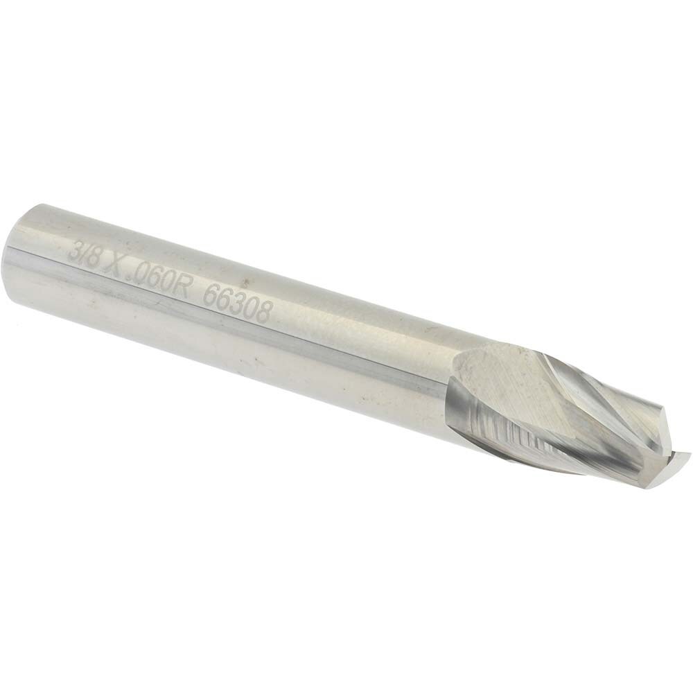 Corner Radius End Mill: 3/8