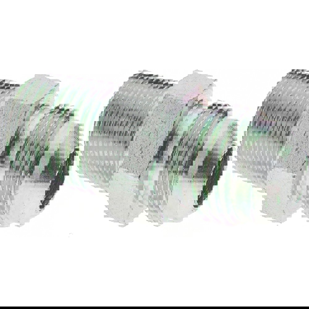 Steel Flared Tube Connector: 3/8