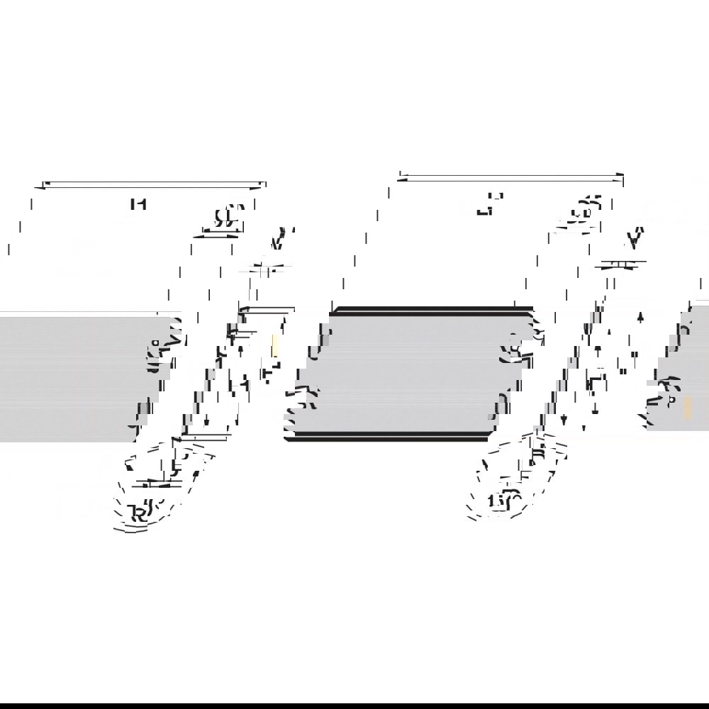 Indexable Cut-Off Blades; End Type: Double-Ended ; Cutting Direction: Neutral ; Hand: Neutral ; Blade Height (mm): 19.00 ; Blade Width (mm): 2.10 ; Blade Overall Length (mm): 90.00