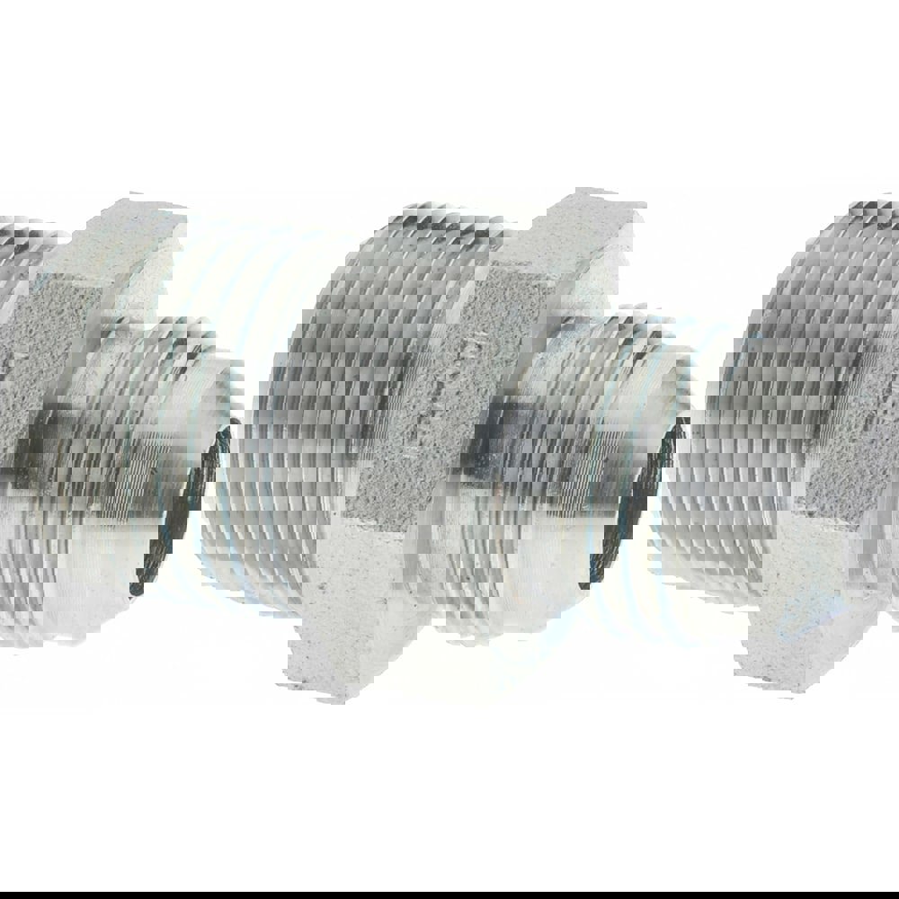 Steel Flared Tube Connector: 3/8