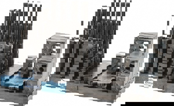 50 Piece Fixturing Step Block & Clamp Set with 1-1/2