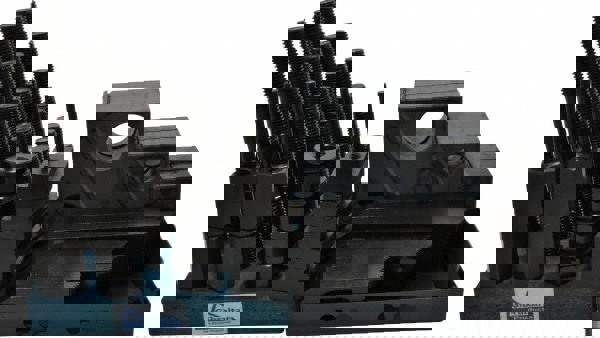 Fixture Clamp Step Block & Clamp Set: 50 Pc, 3/4-10 Stud Thread, 1