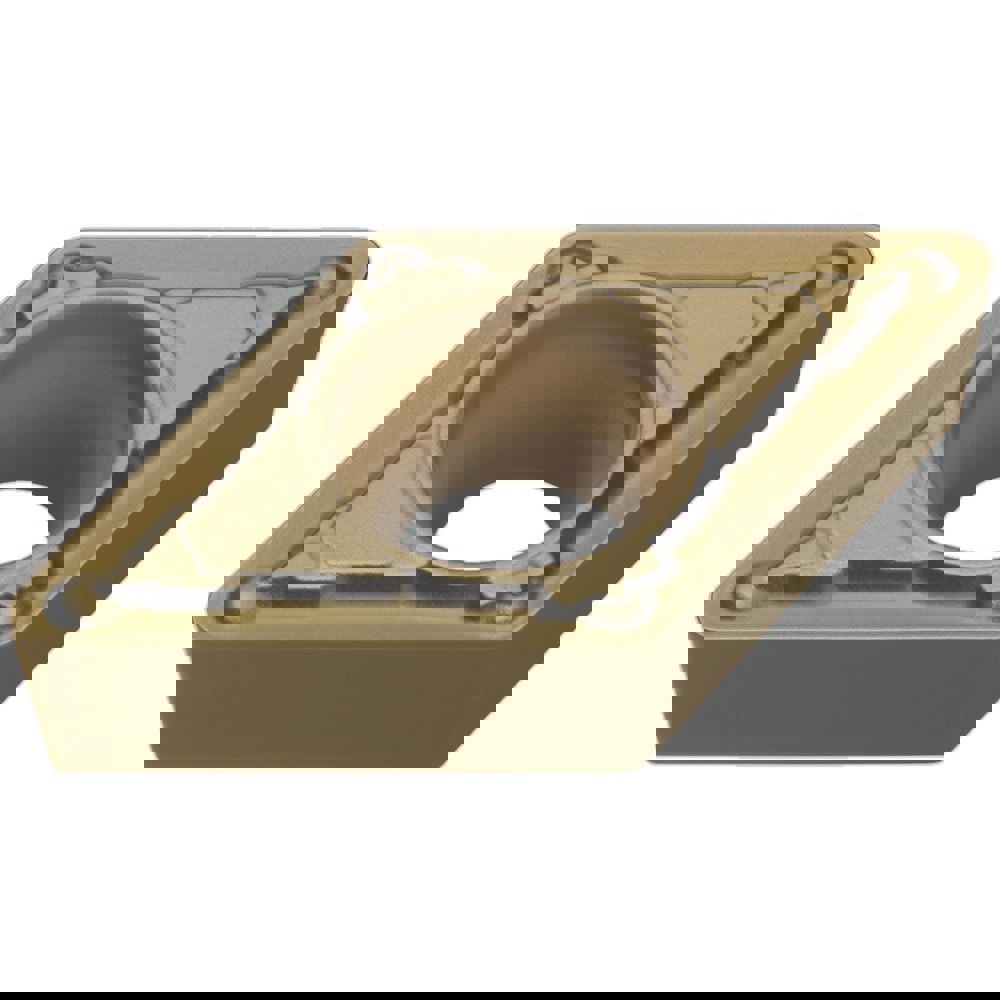 Turning Inserts; Relief Angle: 7.000 ; Insert Style: DCMT ; Corner Radius (mm): 0.40 ; Corner Radius (Inch): 1/64 ; Corner Radius (Decimal Inch): 0.0156 ; Included Angle: 55.00