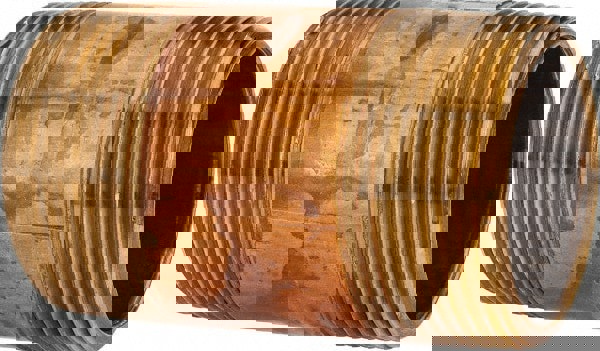 Brass Pipe Nipple: Threaded on Both Ends, 3