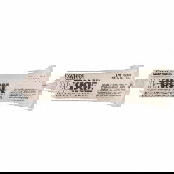 Visual Vibratory Indicator Marker: White, Tamperproof, Squeeze Tube Point