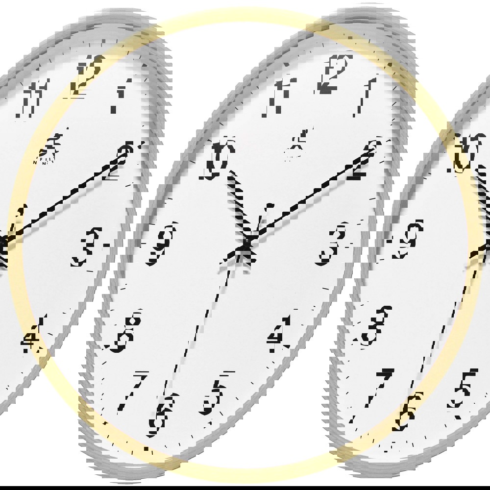 Office Wall Clocks; Clock Type: Dial ; Display Type: Analog ; Power Source: Battery ; Clock Movement Control: Quartz ; Face Diameter: 9.0000 (Decimal Inch); Face Color: White