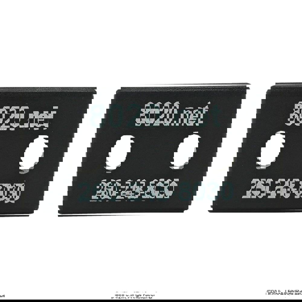 T-Slotted Extrusion End Cap: Use with Series 10 - 1020 Extrusion