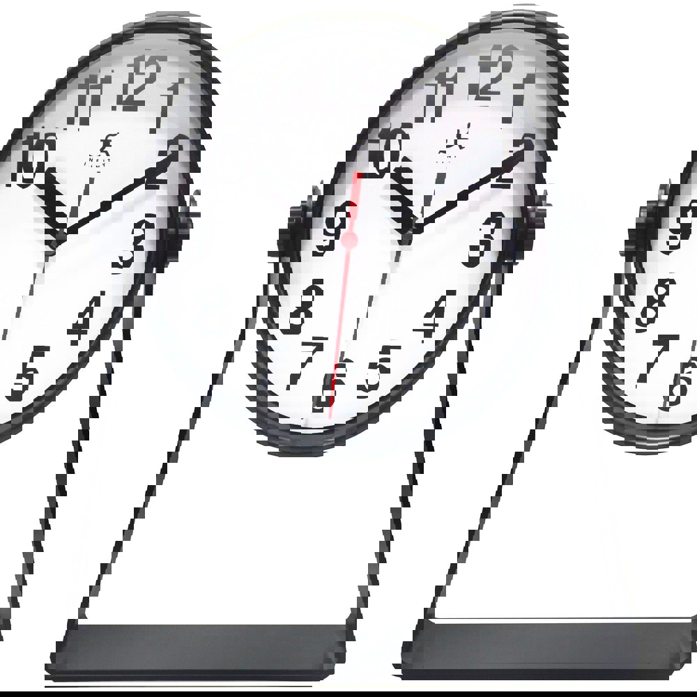 Clocks & Multi-Function Clocks; Type: Desktop Clock ; Color: Black ; UNSPSC Code: 54111600