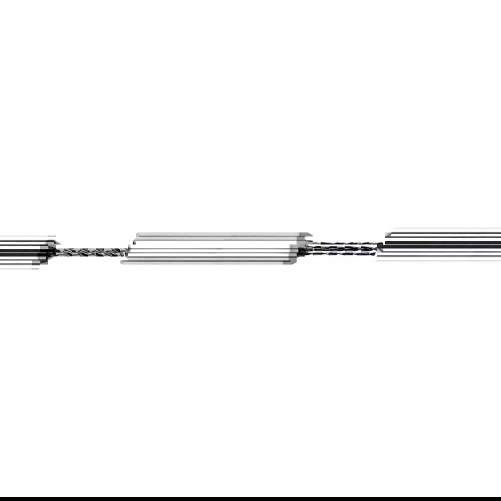 Micro Drill Bit: 1 mm Dia, 130 &deg; Point, Solid Carbide