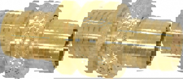 Garden Hose Fitting: Standard Shank Male/Female Set, 3/4