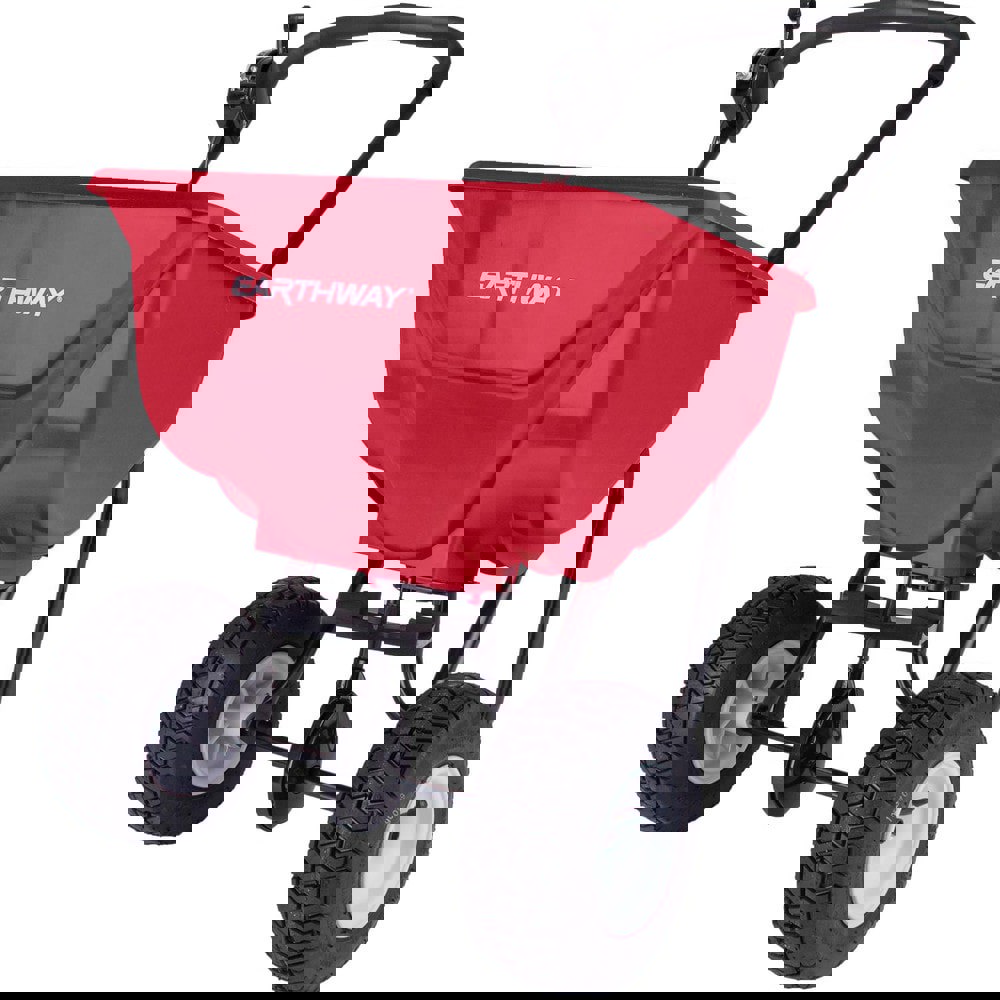 Landscape Spreaders; Spreader Type: Walk Behind Broadcast ; Handle Type: Loop ; Wheel Type: Pneumatic ; Minimum Spread Width (Decimal Inch): 96 ; Minimum Spread Width (Feet): 8 ; Maximum Spread Width (Feet): 12