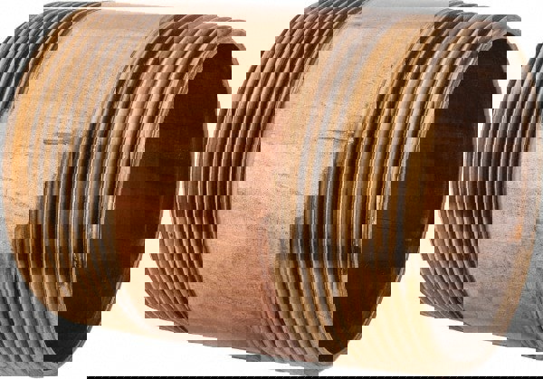 Brass Pipe Nipple: Threaded on Both Ends, 3